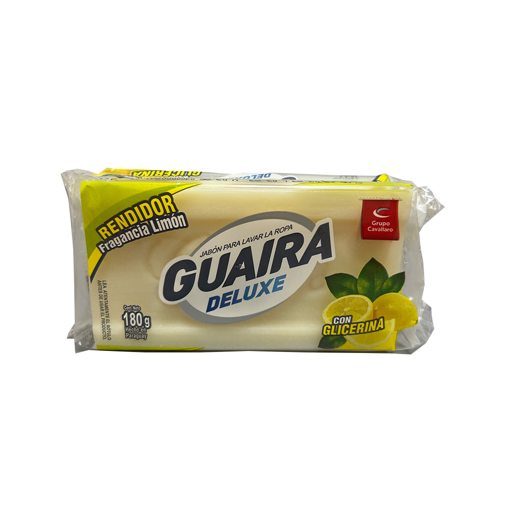 JabÓn Para Lavar La Ropa Guaira Deluxe Con Glicerina Y LimÓn 180g Paraguay Usa Store 8091