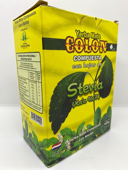 YERBA MATE COLON CON STEVIA